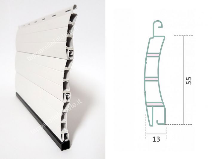 Tapparella Avvolgibile in PVC rinforzato modello Sole - Made24