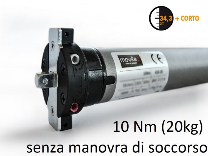 Motore SUPER CORTO per avvolgibili 10nm (20kg)