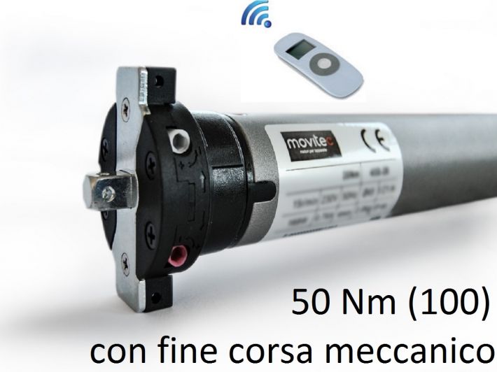 Motore con telecomando per avvolgibili 50nm (100kg)