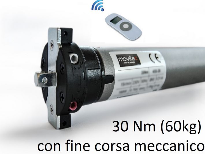 Motore con telecomando per avvolgibili 30nm (60kg)